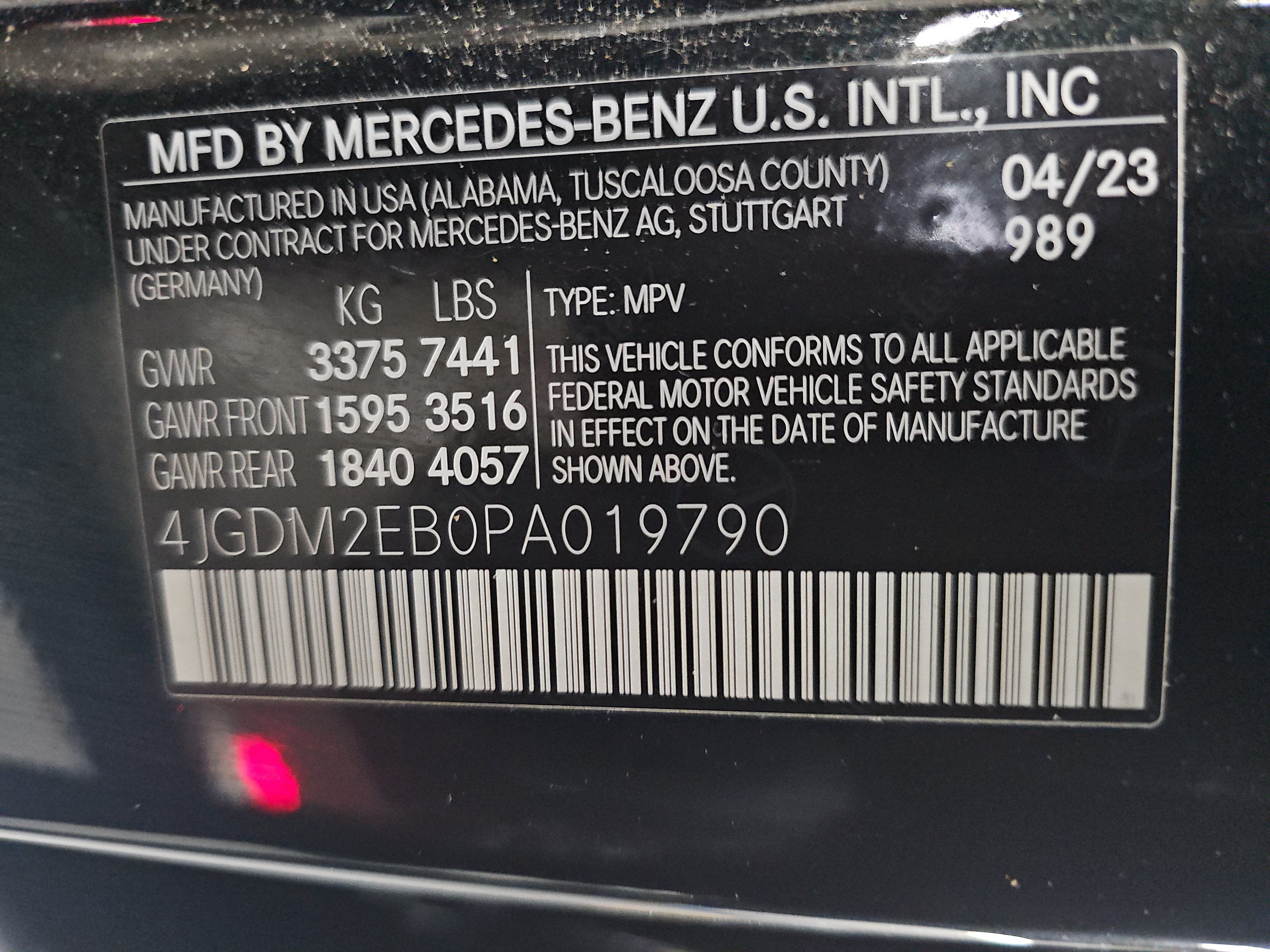 2023 Mercedes-Benz EQS EQS 450