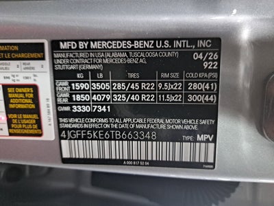 2026 Mercedes-Benz GLS GLS 450