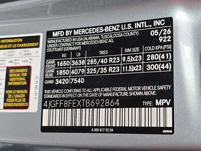 2026 Mercedes-Benz GLS GLS 580