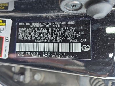 2020 Lexus ES ES 350