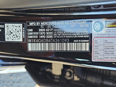 2026 Mercedes-Benz S-Class S 500