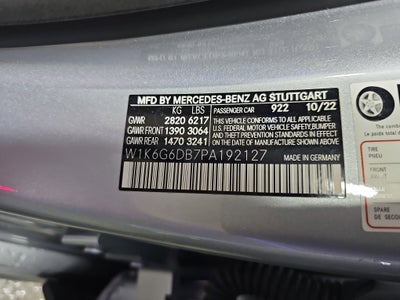 2023 Mercedes-Benz S-Class S 500