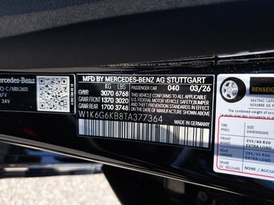 2026 Mercedes-Benz S-Class S 580e