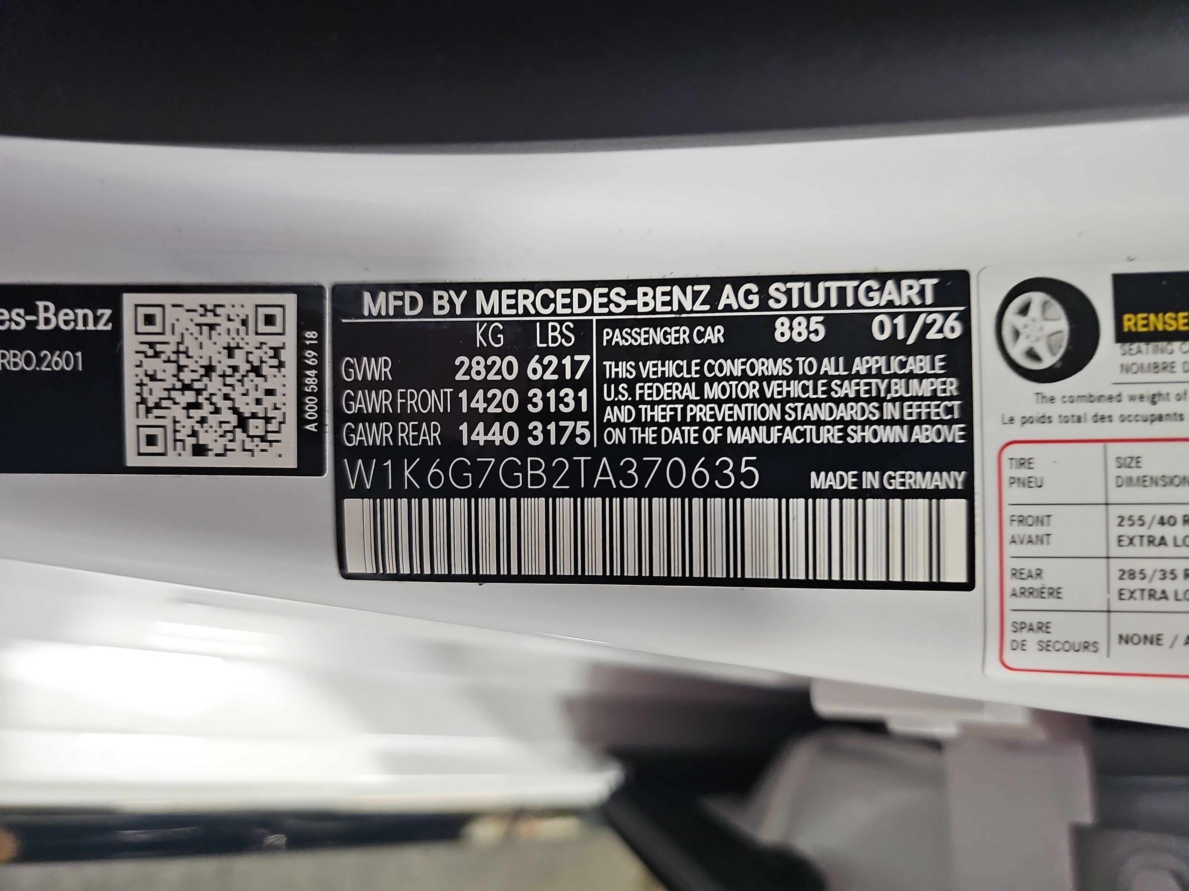 2026 Mercedes-Benz S-Class S 580