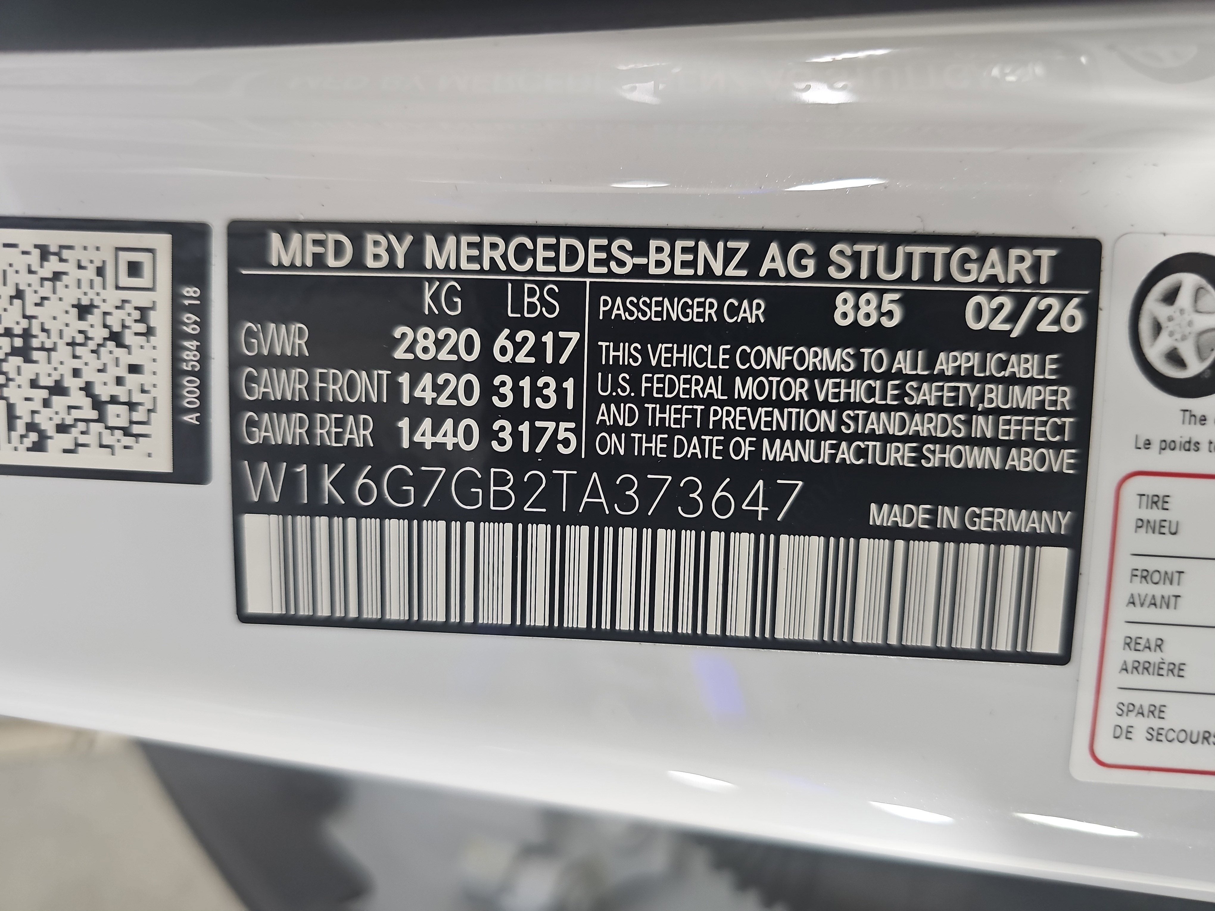 2026 Mercedes-Benz S-Class S 580