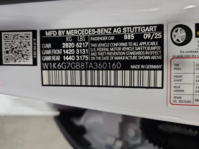 2026 Mercedes-Benz S-Class S 580