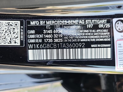2026 Mercedes-Benz S-Class AMG® S 63 E