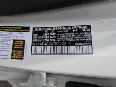 2026 Mercedes-Benz C-Class C 300