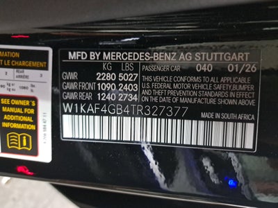 2026 Mercedes-Benz C-Class C 300