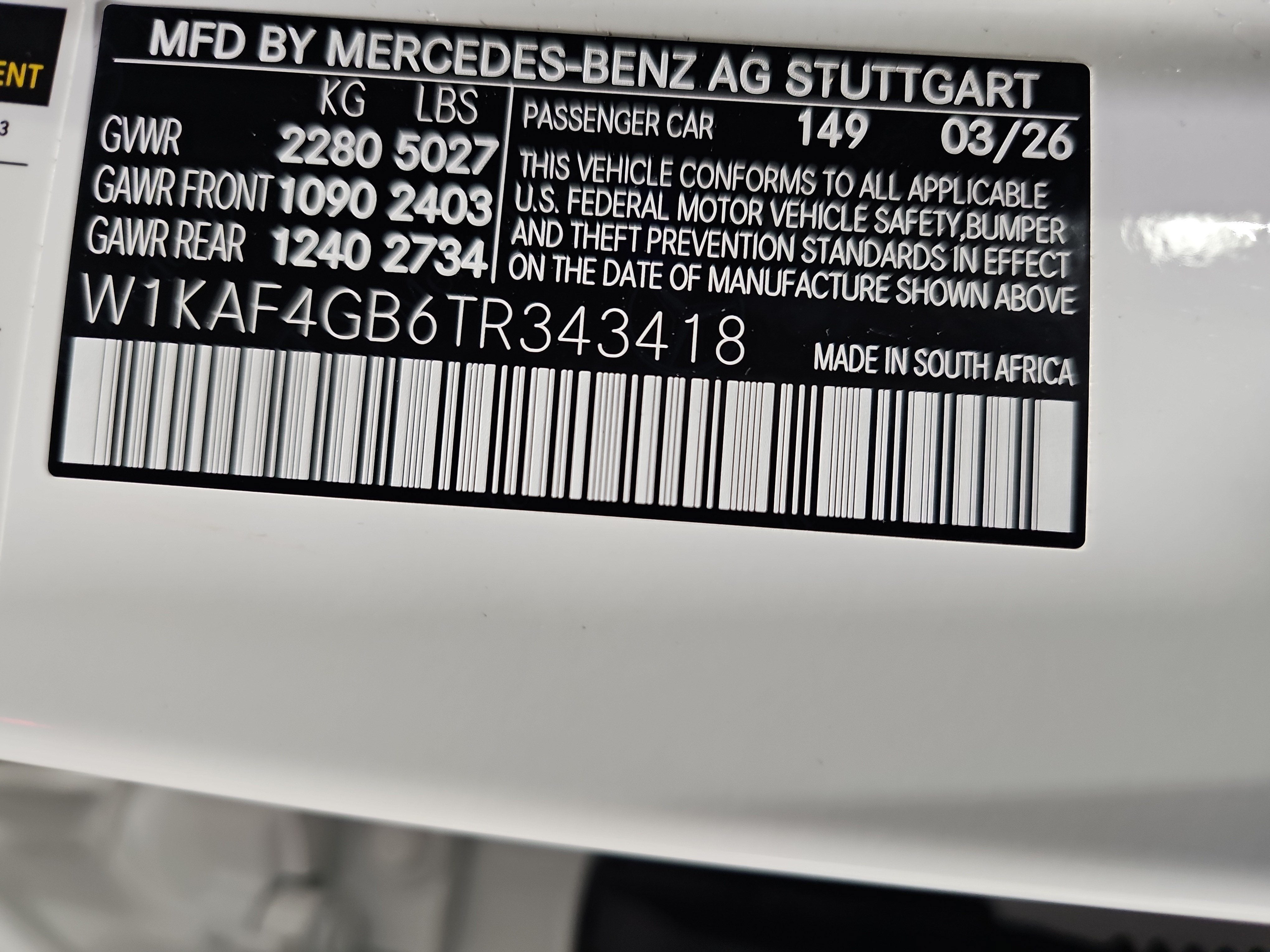 2026 Mercedes-Benz C-Class C 300