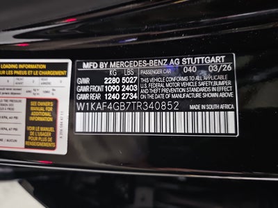 2026 Mercedes-Benz C-Class C 300