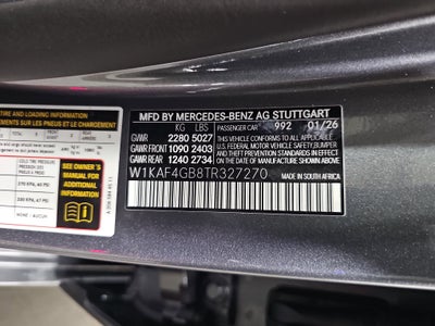 2026 Mercedes-Benz C-Class C 300