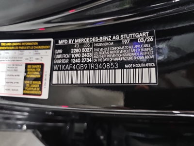 2026 Mercedes-Benz C-Class C 300