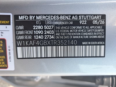 2026 Mercedes-Benz C-Class C 300
