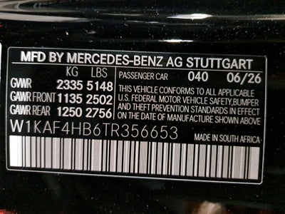 2026 Mercedes-Benz C-Class C 300