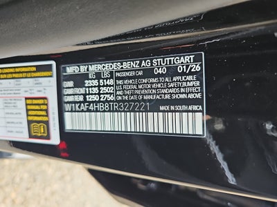 2026 Mercedes-Benz C-Class C 300