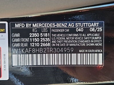 2026 Mercedes-Benz C-Class AMG® C 43