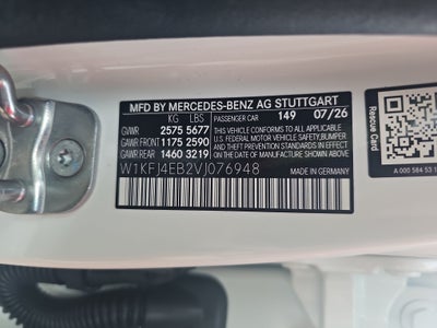 2027 Mercedes-Benz CLA CLA 350 Electric