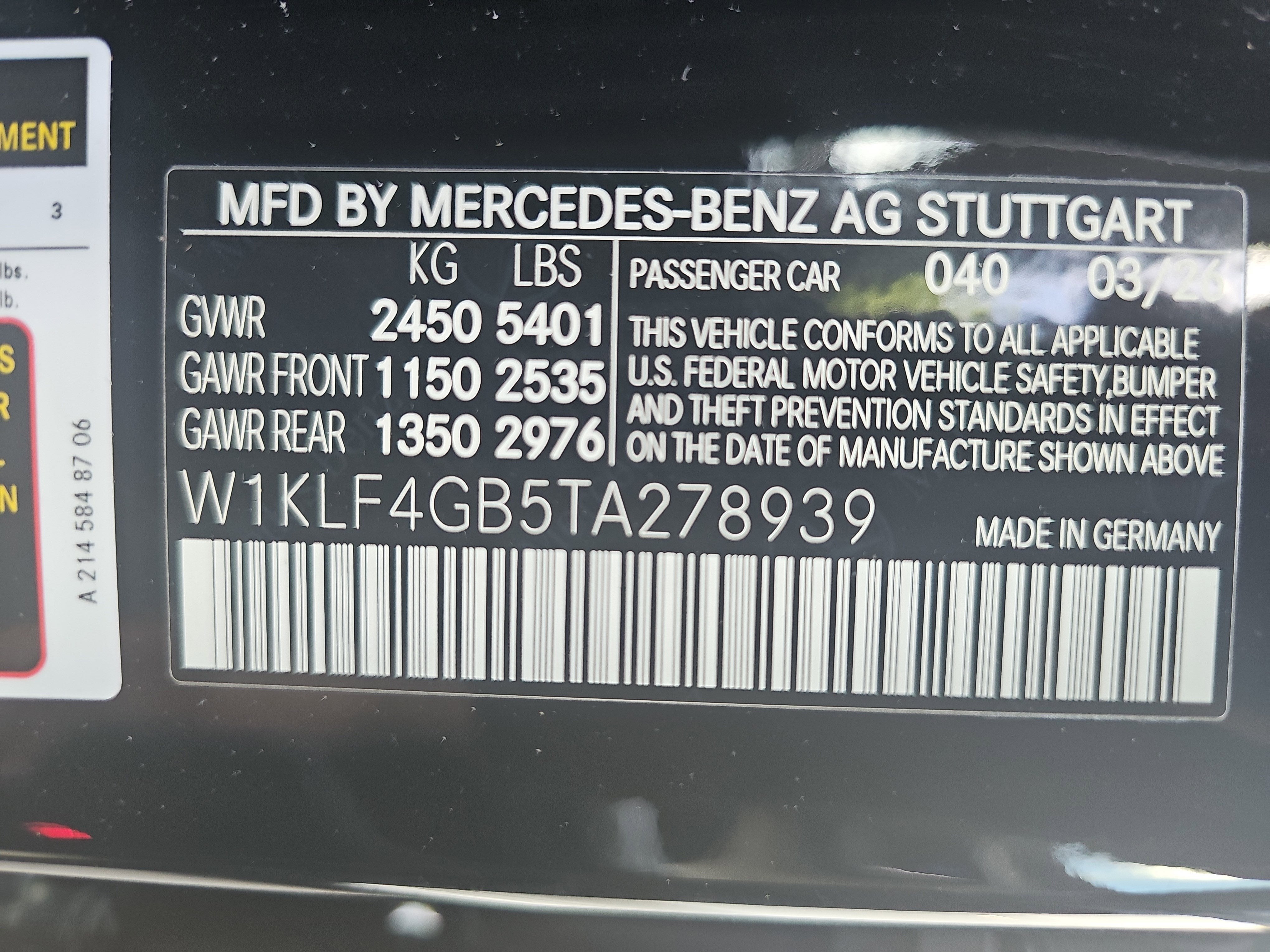 2026 Mercedes-Benz E-Class E 350