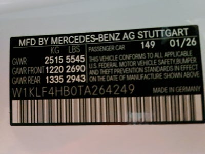 2026 Mercedes-Benz E-Class E 350