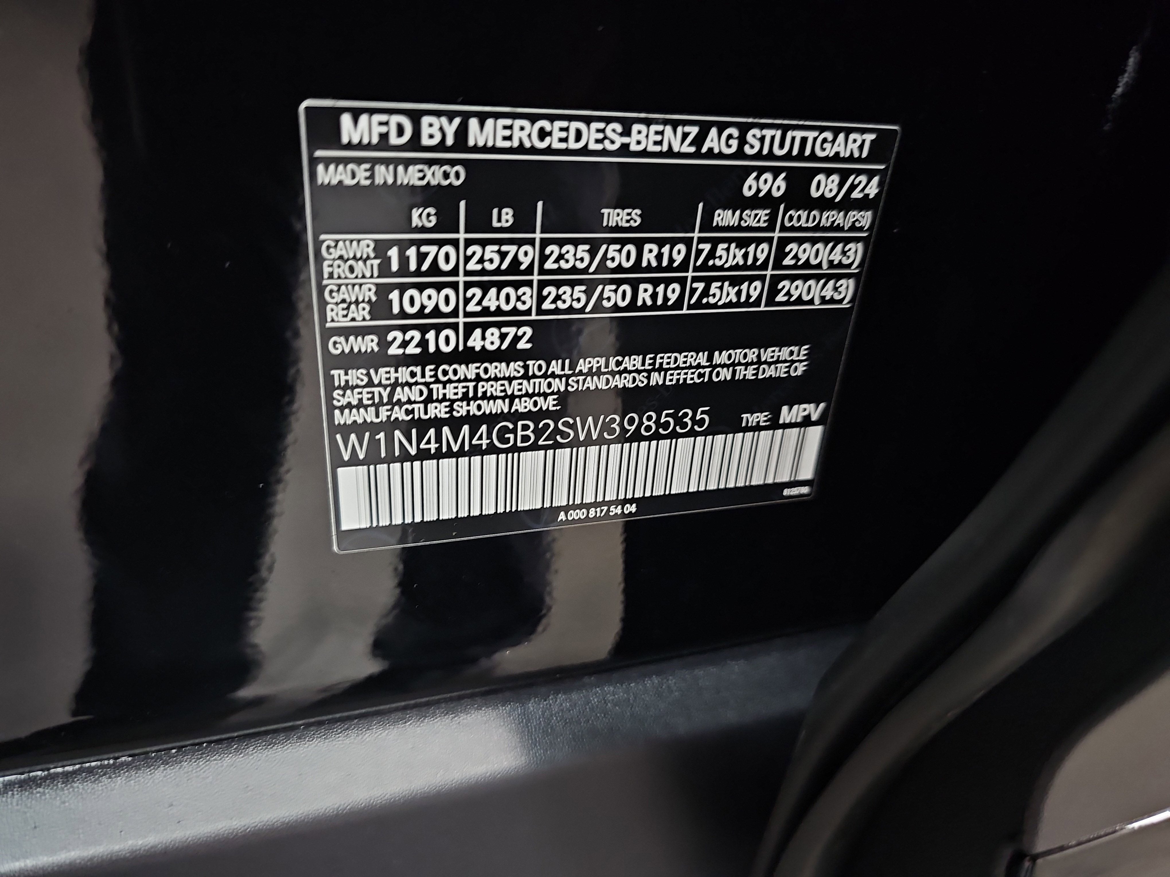 2025 Mercedes-Benz GLB GLB 250