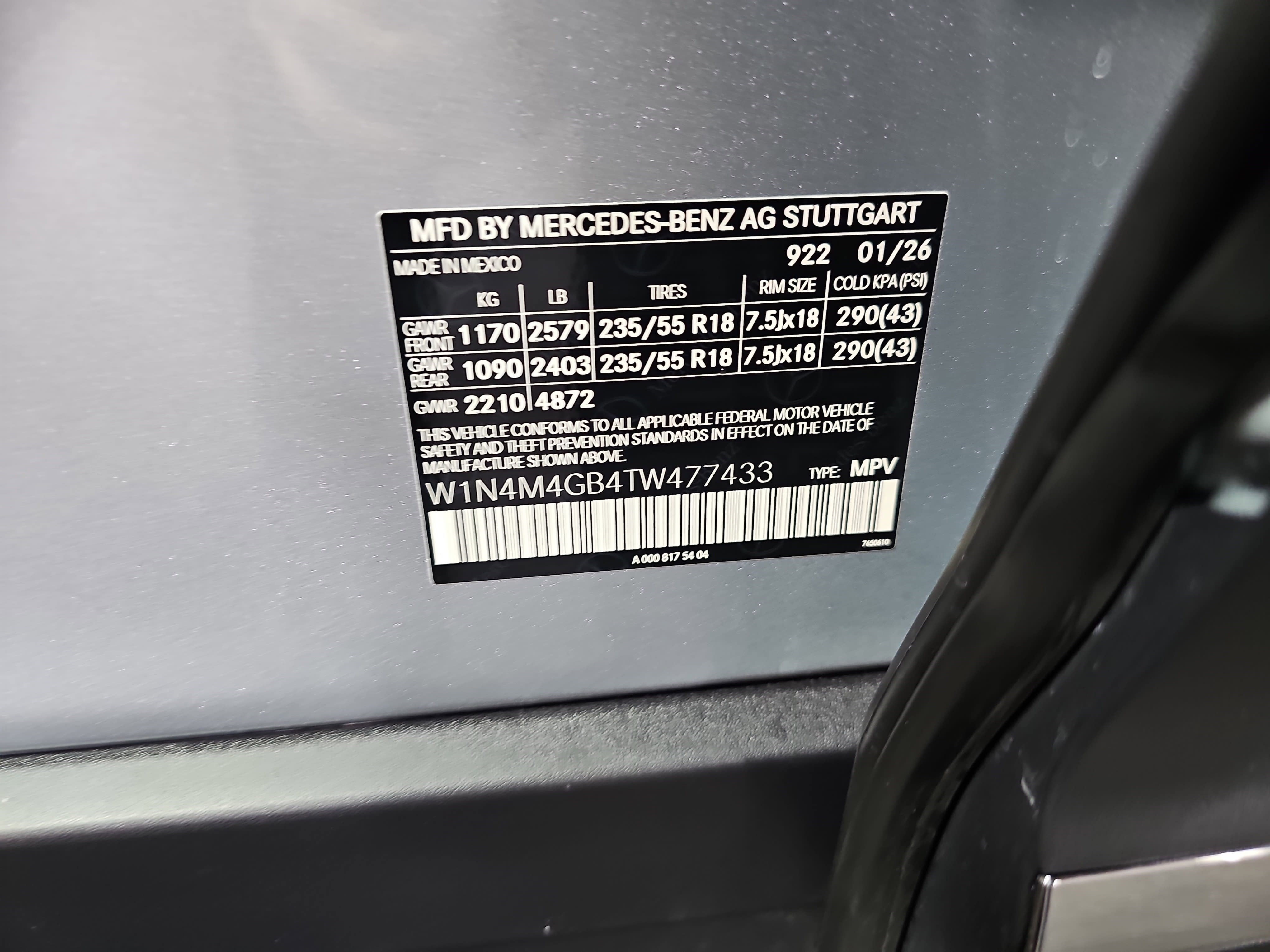 2026 Mercedes-Benz GLB GLB 250