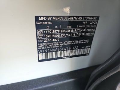 2026 Mercedes-Benz GLB GLB 250