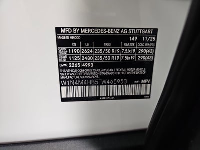 2026 Mercedes-Benz GLB GLB 250