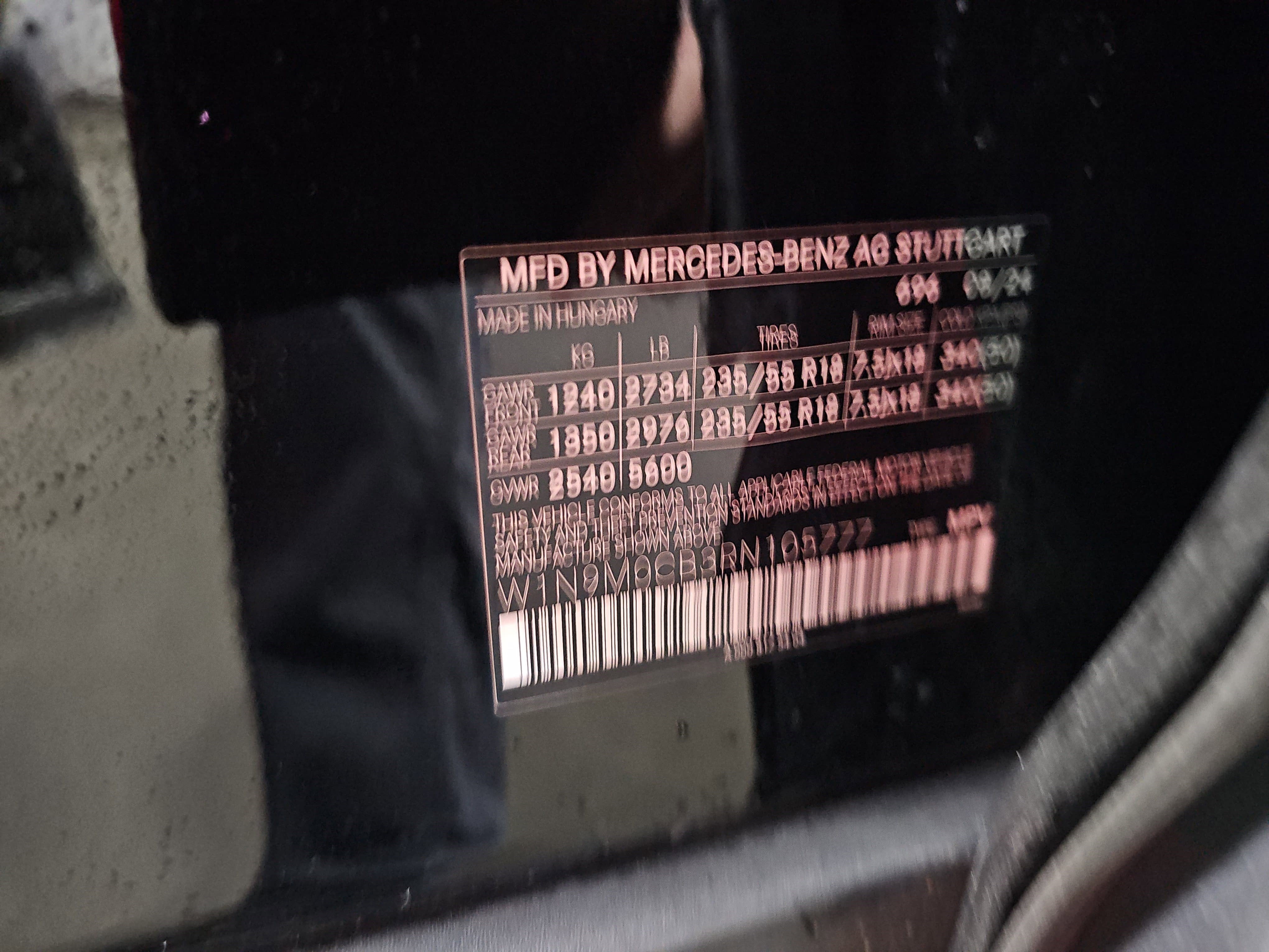 2024 Mercedes-Benz EQB EQB 250+