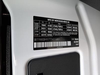 2026 Mercedes-Benz Sprinter Cargo Van Cargo 144 WB