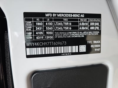 2026 Mercedes-Benz Sprinter 2500 Base