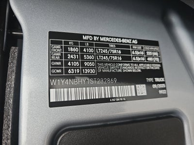 2025 Mercedes-Benz Sprinter Cargo Van Cargo 144 WB