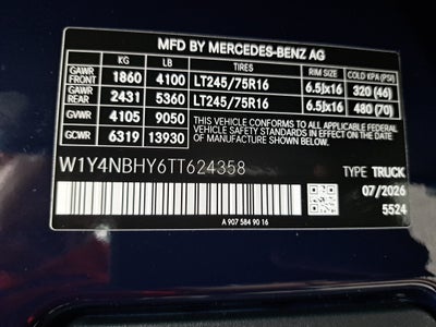 2026 Mercedes-Benz Sprinter 2500 Base