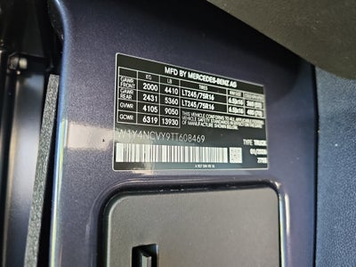 2026 Mercedes-Benz Sprinter Cargo Van Cargo 170 WB
