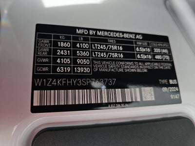 2025 Mercedes-Benz Sprinter Passenger Van Passenger 144 WB