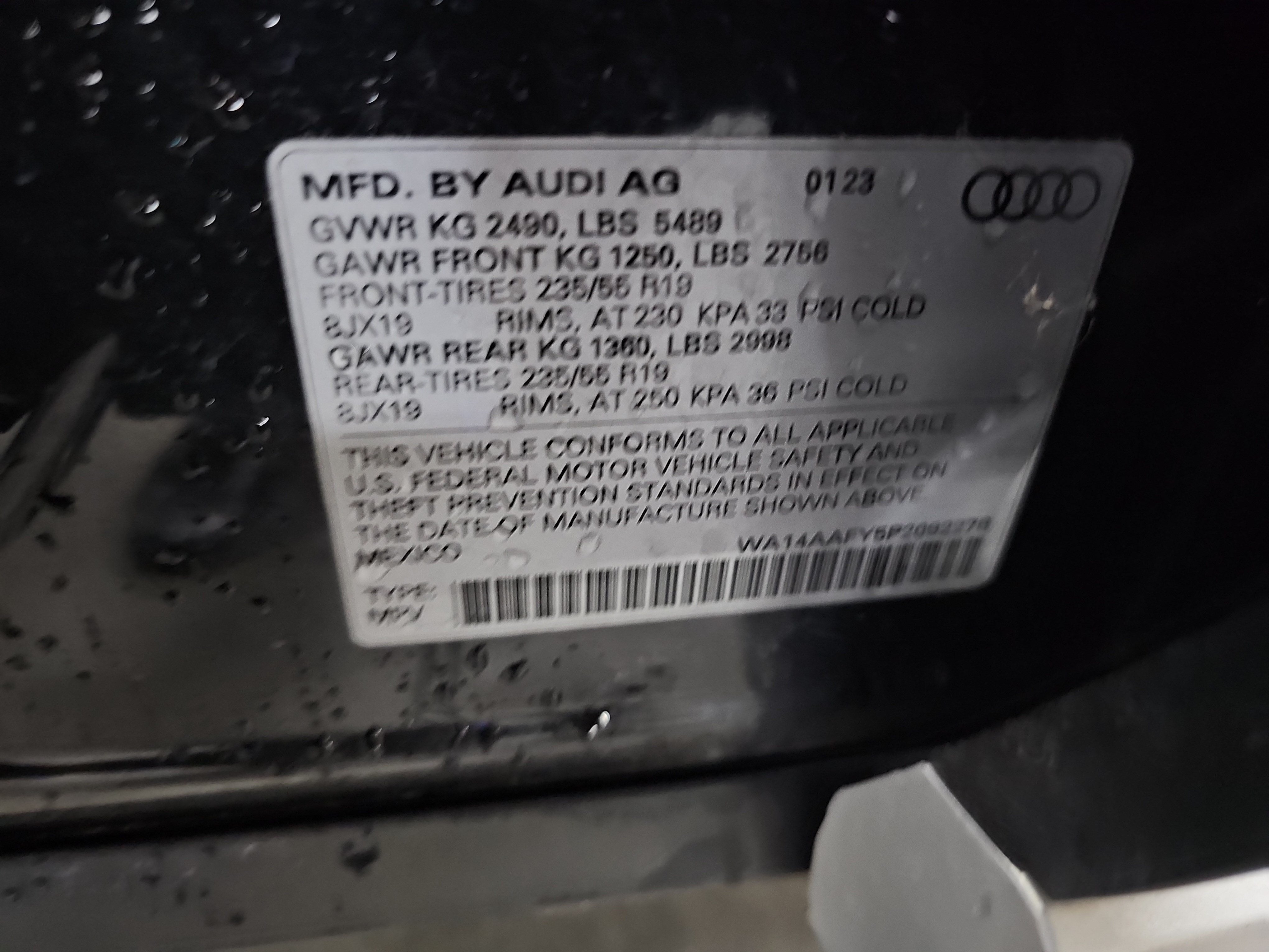 2023 Audi Q5 Sportback S line Premium